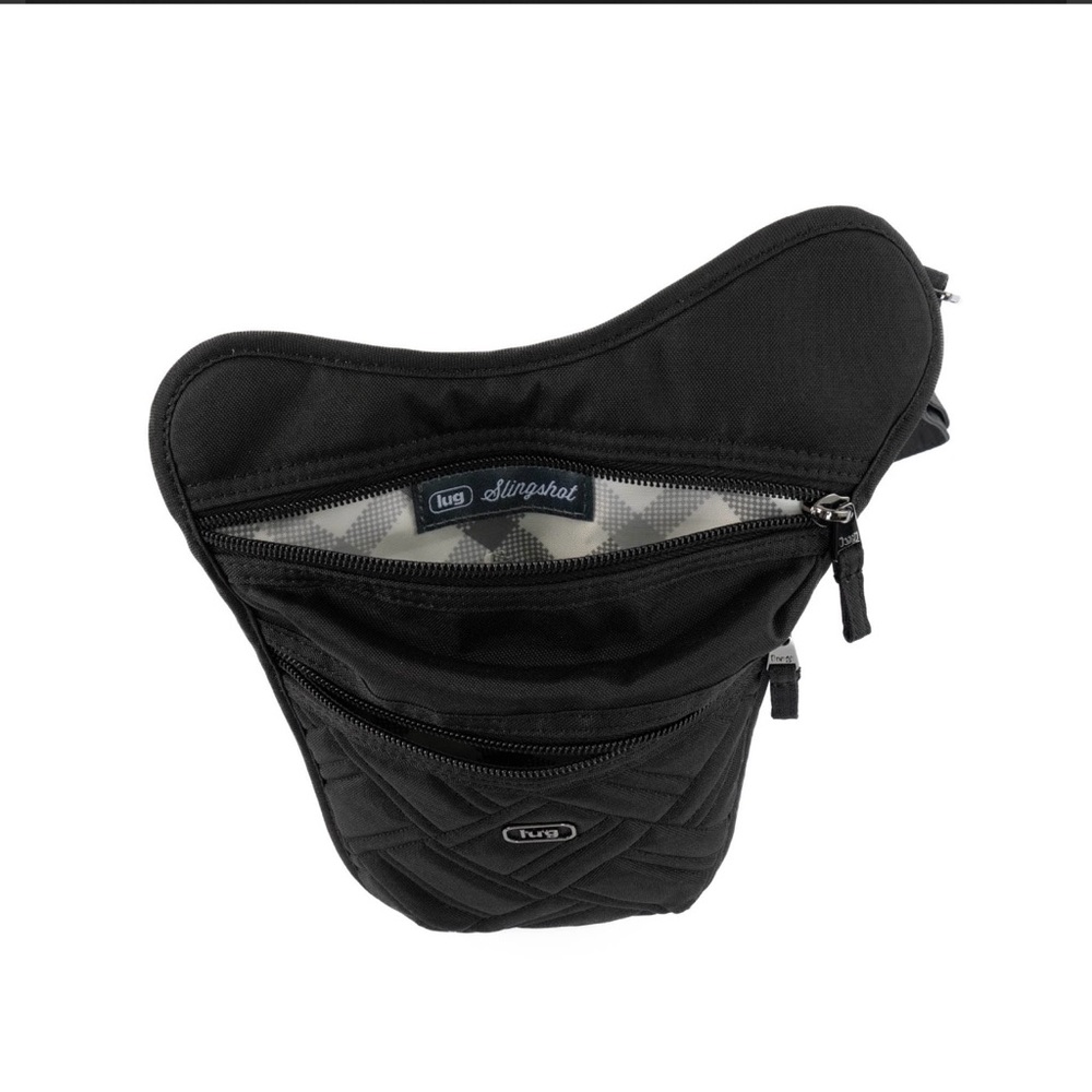 Lug Slingshot Crossbody Convertible Bag-Brushed Black-NWT